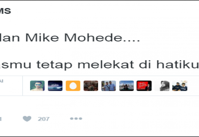 Mereka Berduka, Mike Mohede Berpulang